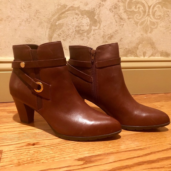 anne klein leather boots